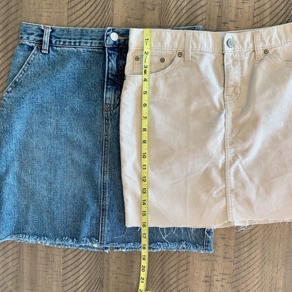 GAP Jeans raw hem skirt bundle Size 4 - Picture 3 of 6